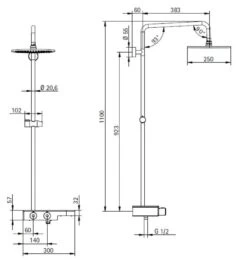 Breuer Aquamaxx 340 Duschset Mit Kopfbrause Eckig -Hansgrohe Brause Geschaft breuer quick72 schnell lieferprogramm duscharmaturen aquamaxx 4019723