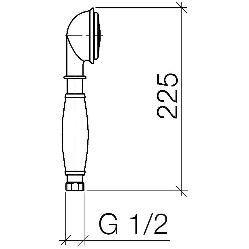 Dornbracht Madison Metallhandbrause Mit Porzellangriff 3 Dornbracht Madison Metallhandbrause Mit Porzellangriff