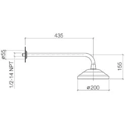 Dornbracht Madison Regenbrause Mit Wandanbindung
