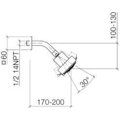 Dornbracht Symetrics Kopfbrause