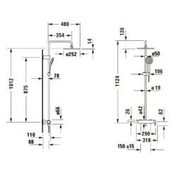 Duravit Wave Duschsystem