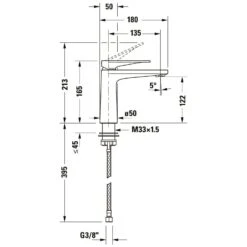 Duravit Tulum Einhebel-Waschtischmischer M FreshStart, Ohne Ablaufgarnitur 11 Duravit Tulum Einhebel-Waschtischmischer M FreshStart, Ohne Ablaufgarnitur -Hansgrohe Brause Geschaft duravit tulum waschtisch einhebel waschtischmischer freshstart 8523922