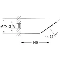 GROHE Sena Kopfbrause Chrom
