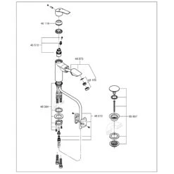 GROHE Start Einhand-Waschtischbatterie, 1/2" M-Size, Herausziehbarer Auslauf -Hansgrohe Brause Geschaft grohe badarmaturen start waschtisch einhand waschtischbatterie 6352627