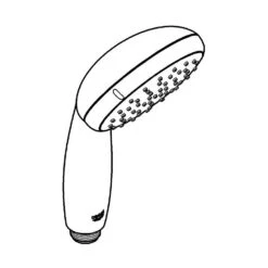 GROHE Vitalio Go 100 Handbrause Mit 2 Strahlarten 7 GROHE Vitalio Go 100 Handbrause Mit 2 Strahlarten -Hansgrohe Brause Geschaft grohe brausenprogramm handbrausen vitalio go 100 5509990