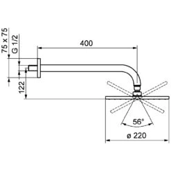 Hansa Hansarain Kopfbrause Rund 22 Cm