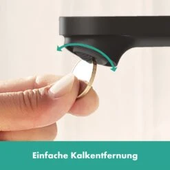 Hansgrohe Rebris S Einhebel-Waschtischarmatur 80 CoolStart Mit Metall Zugstangen-Ablaufgarnitur -Hansgrohe Brause Geschaft hansgrohe badarmaturen rebris waschtisch einhebel waschtischarmatur 8889830