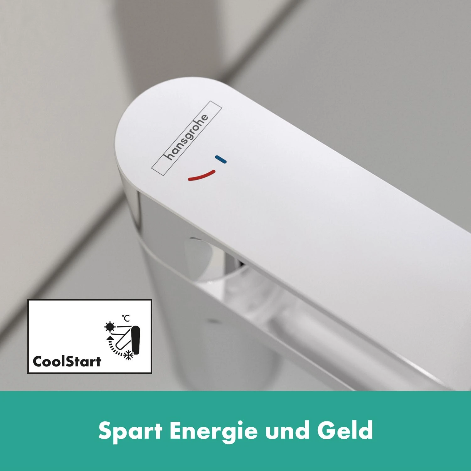 Hansgrohe Rebris S Einhebel-Waschtischarmatur 240 CoolStart Für Waschschüsseln Mit Zugstangen-Ablaufgarnitur 11 Hansgrohe Rebris S Einhebel-Waschtischarmatur 240 CoolStart Für Waschschüsseln Mit Zugstangen-Ablaufgarnitur – Bild 9