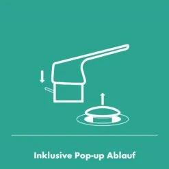 Hansgrohe Rebris S Einhebel-Waschtischarmatur 80 CoolStart Mit Metall Zugstangen-Ablaufgarnitur -Hansgrohe Brause Geschaft hansgrohe badarmaturen rebris waschtisch einhebel waschtischarmatur 8890430