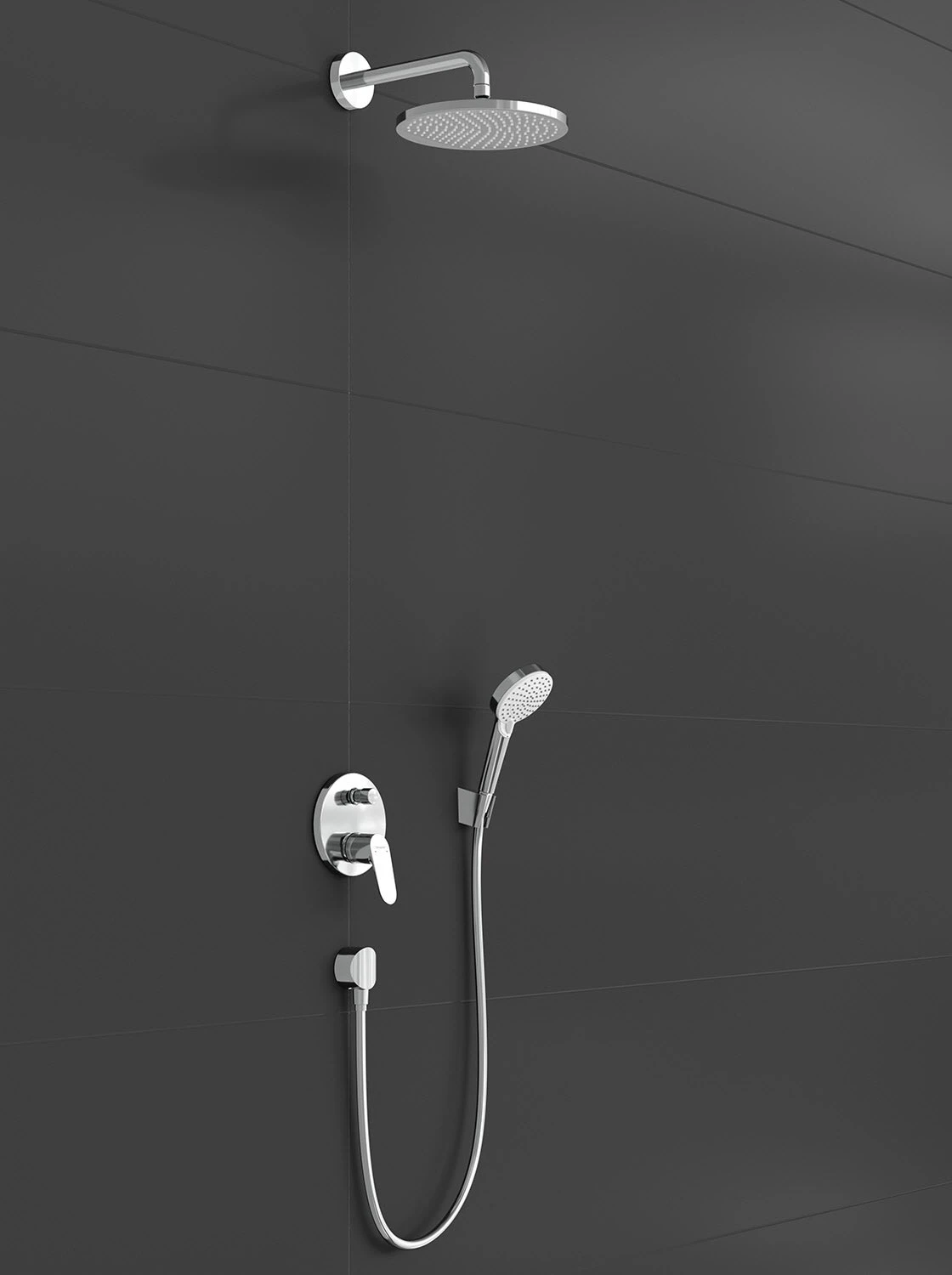 Hansgrohe Crometta S Brausesystem 240 1 Strahlart Mit Einhebelmischer 3 Hansgrohe Crometta S Brausesystem 240 1 Strahlart Mit Einhebelmischer