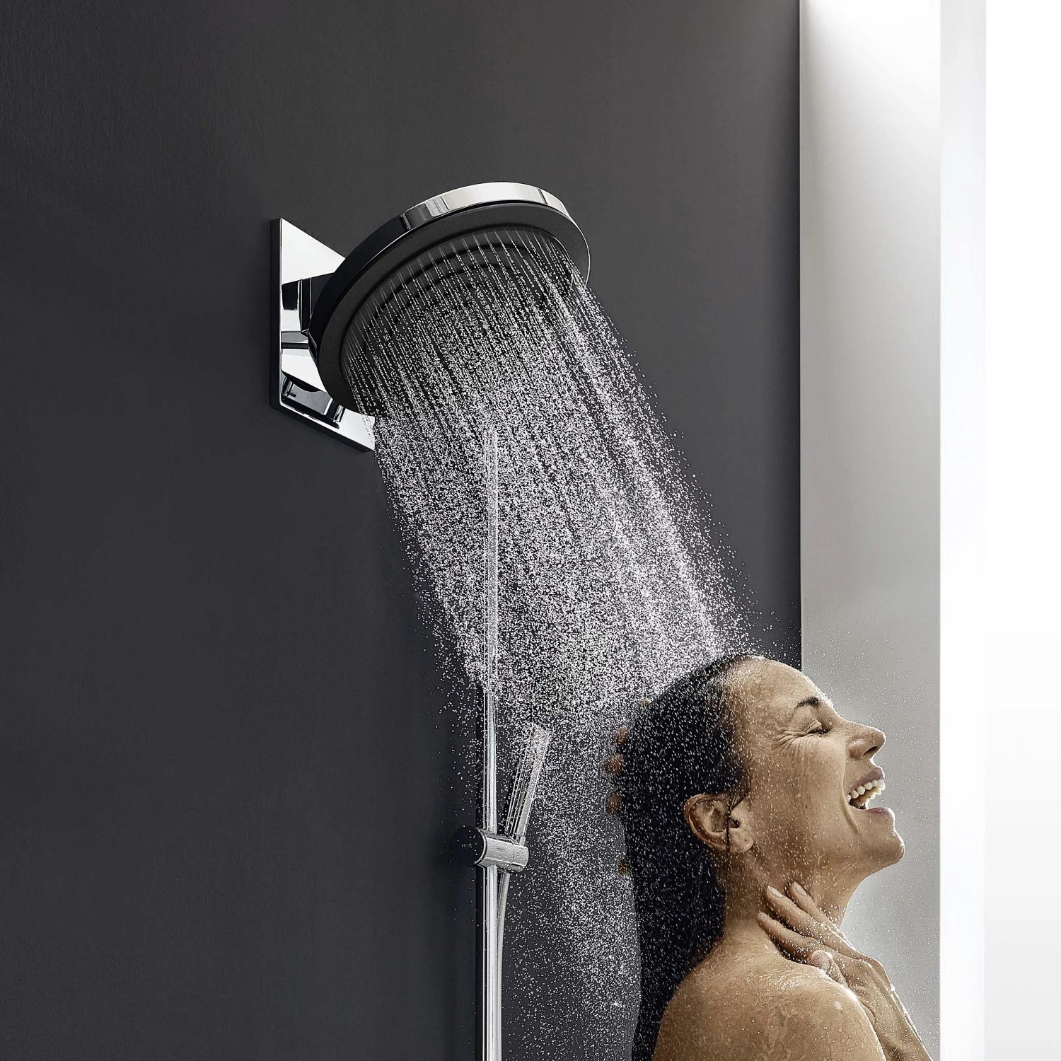 Hansgrohe Pulsify Kopfbrause 260 2jet EcoSmart Mit Wandanschluss 6 Hansgrohe Pulsify Kopfbrause 260 2jet EcoSmart Mit Wandanschluss – Bild 4
