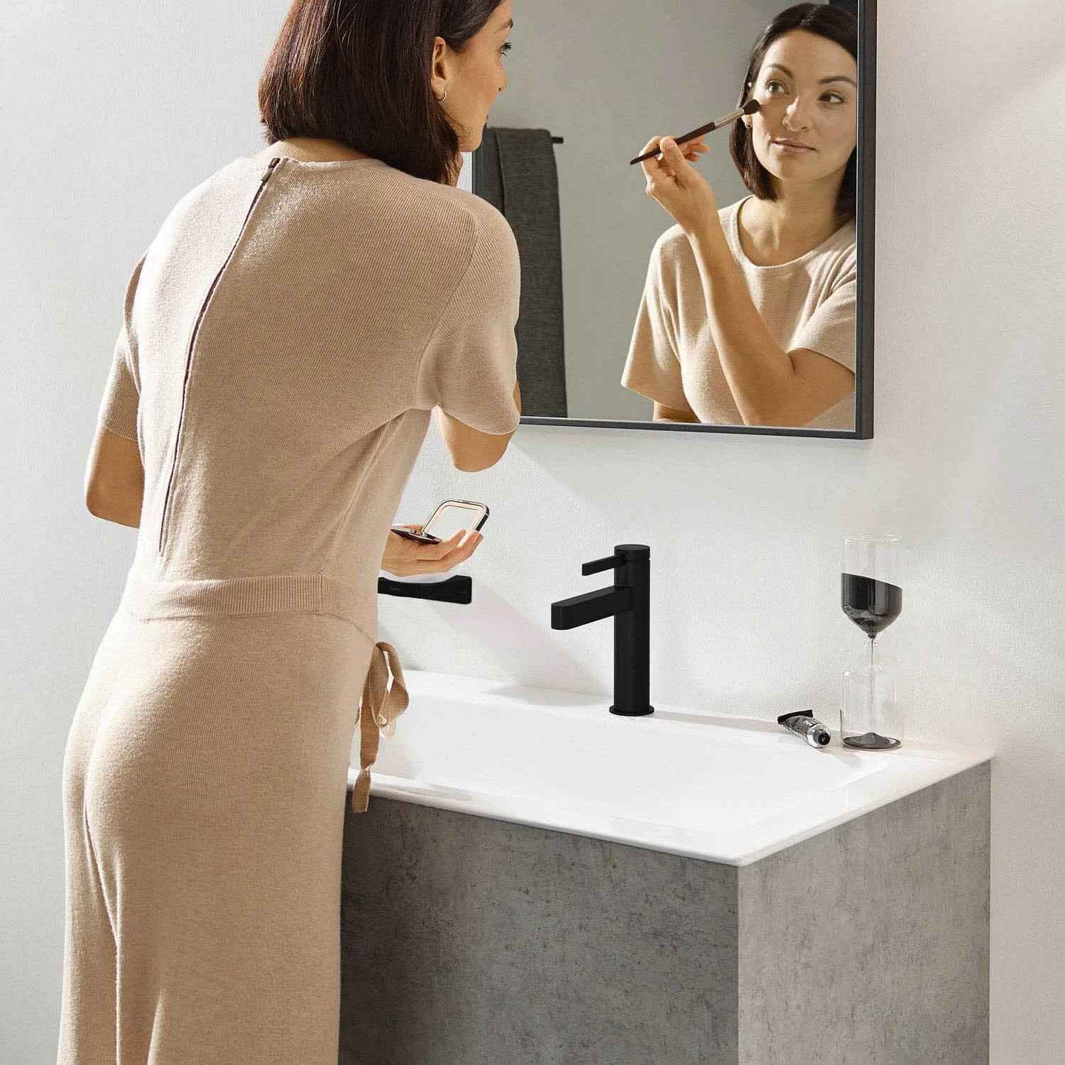 Hansgrohe Finoris Einhebel-Waschtischarmatur 110 Mit Push-Open Ablaufgarnitur 7 Hansgrohe Finoris Einhebel-Waschtischarmatur 110 Mit Push-Open Ablaufgarnitur – Bild 5