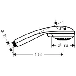 Hansgrohe Crometta 85 Handbrause Vario -Hansgrohe Brause Geschaft hansgrohe handbrausen bcrometta 85 variojet 1122856