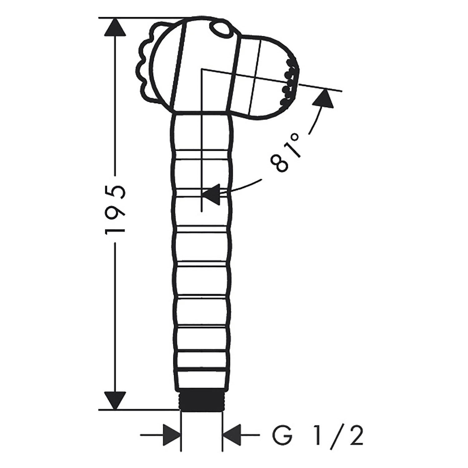 Hansgrohe Jocolino Kinderhandbrause "Löwe" Mit 2 Strahlarten 6 Hansgrohe Jocolino Kinderhandbrause "Löwe" Mit 2 Strahlarten – Bild 4