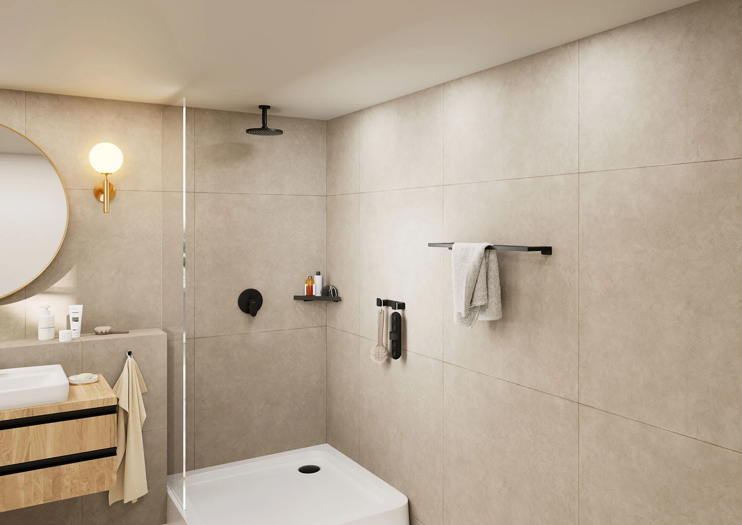 Hansgrohe Vernis Blend Deckenanschluß 10 Cm 4 Hansgrohe Vernis Blend Deckenanschluß 10 Cm – Bild 2