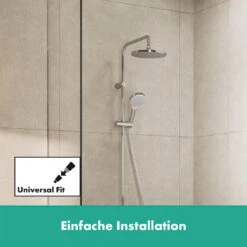 Hansgrohe Vernis Blend Duschsystem 200 1 Jet Mit Wannenthermostat -Hansgrohe Brause Geschaft hansgrohe vernis blend dusche duschsystem 200 12196163
