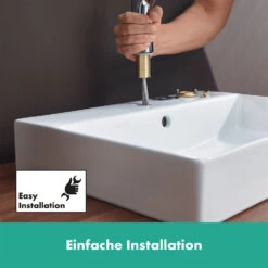 Hansgrohe Vernis Blend Waschtischarmatur 70 CoolStart Mit Zugstangen-Ablaufgarnitur -Hansgrohe Brause Geschaft hansgrohe vernis blend waschtisch waschtischarmatur 70 12209728