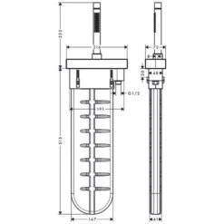 AXOR Edge Wannenrand-Set