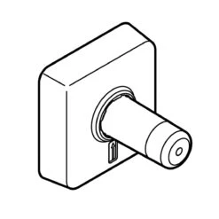 Dornbracht POT Filler Unterputz-Wandwinkel