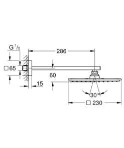GROHE Rainshower Allure 230 Kopfbrauseset