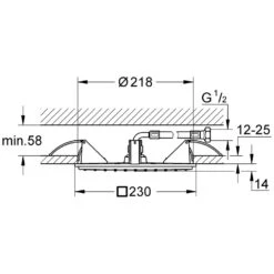 GROHE Rainshower Allure 210 Deckenbrause