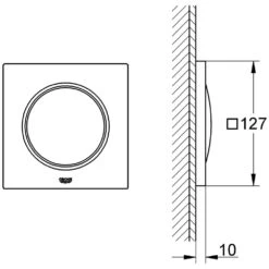 GROHE F-Digital Deluxe Rainshower F-Series Lichtmodule