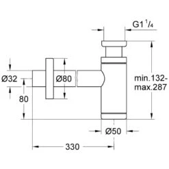 GROHE Geruchverschluss 1 1 /4"