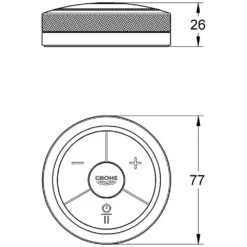 GROHE Digitaler Controller Für Wanne Und Brause Ohne Thermostateinheit