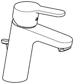 Hansa HANSAPRIMO XL Waschtisch Einhand Einlochbatterie