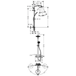 Hansgrohe Raindance Select 240 Showerpipe 5 Hansgrohe Raindance Select 240 Showerpipe -Hansgrohe Brause Geschaft hersteller hansgrohe axor pharo brausenprogramm brausesets 1122537