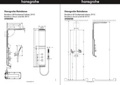 Hansgrohe Raindance Lift Duschpaneel