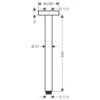 Hansgrohe Deckenanschluss E 30 Cm -Hansgrohe Brause Geschaft hersteller hansgrohe brausenprogramm kopfbrausen kopfbrausenarme deckenanschluss 1122606