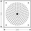 Hansgrohe Raindance Kopfbrause 260/260 1jet, Unterputz -Hansgrohe Brause Geschaft hersteller hansgrohe brausenprogramm kopfbrausen premium linie 1122369