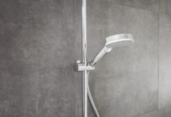 Hansgrohe Crometta E 240 1jet Showerpipe -Hansgrohe Brause Geschaft hersteller hansgrohe brausenprogramm showerpipe crometta 240 3905993