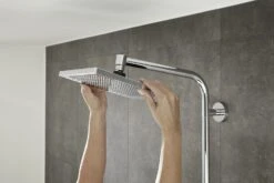 Hansgrohe Crometta E 240 1jet Showerpipe -Hansgrohe Brause Geschaft hersteller hansgrohe brausenprogramm showerpipe crometta 240 3906017