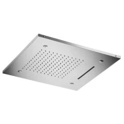 Herzbach LIVING SPA Regenbrause Multifunktion 3, Deckeneinbau 50 X 50 Cm