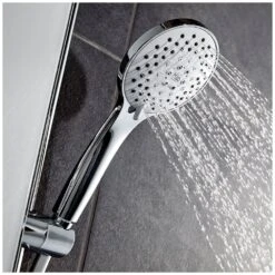HSK Aquaswitch Shower-Set RS 200 Mix Mit Einhebelmischer Und Kopfbrause Rund 40 Cm
