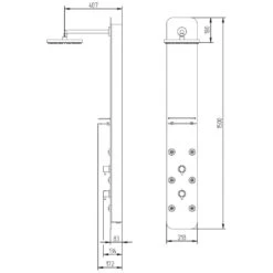 HSK Softcube Duschpaneel Kopfbrause Superflach, Rund 40 Cm -Hansgrohe Brause Geschaft hersteller hsk duschsysteme duschpaneele softcube kopfbrause 1401826