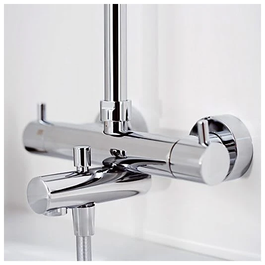 HSK Shower-Set Modell RS 200 Thermostat Für Badewanne, Kopfbrause Superflach, Rund 30 Cm 4 HSK Shower-Set Modell RS 200 Thermostat Für Badewanne, Kopfbrause Superflach, Rund 30 Cm – Bild 2