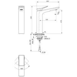 Ideal Standard Conca Waschtischarmatur Mit Langem Sockel, Ohne Ablaufgarnitur -Hansgrohe Brause Geschaft hersteller ideal standard badarmaturen check waschtisch 3690272