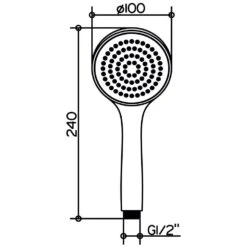 Keuco IXMO SOLO Handbrause Mit ECO AIR Funktion