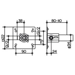 Keuco IXMO UP Funktionseinheit Universal