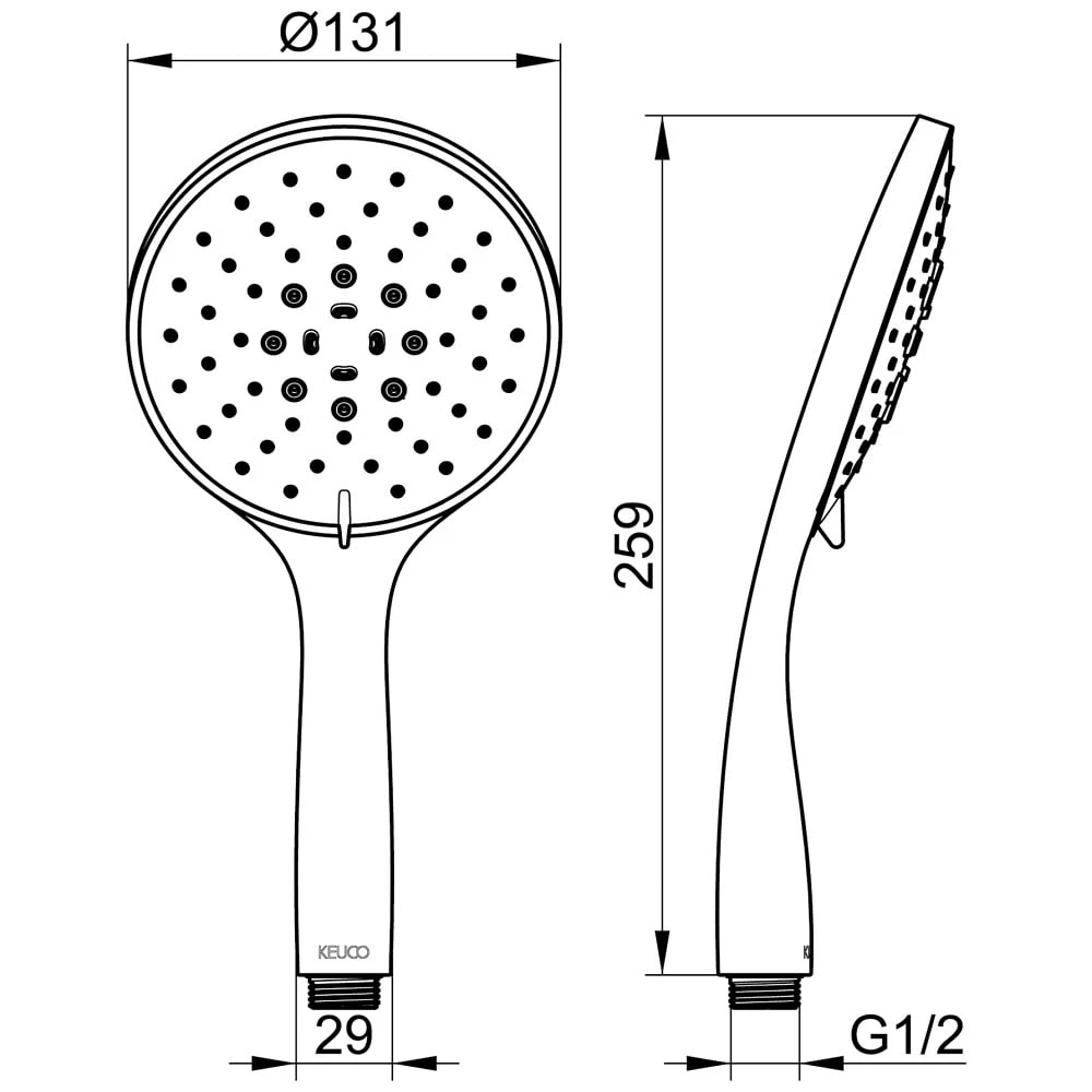 Keuco Edition 400 Handbrause 3 Keuco Edition 400 Handbrause