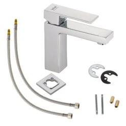 Kronenbach Quara 2.0 Waschtisch-Einhebelmischer Ohne Ablaufgarnitur -Hansgrohe Brause Geschaft hersteller kronenbach quara 2 waschtisch einhebelmischer 4268953