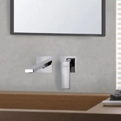 Kronenbach Quara 2.0 Waschtisch-Wandarmatur Ausladung 20 Cm Inkl. Grundkörper -Hansgrohe Brause Geschaft hersteller kronenbach quara 2 waschtisch wandarmatur 3567764