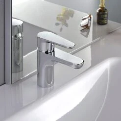 Kronenbach Radia 2.0 Waschtisch-Einhebelmischer Water-Save Ohne Ablaufgarnitur -Hansgrohe Brause Geschaft hersteller kronenbach radia 2 waschtisch einhebelmischer 1270581