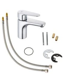 Kronenbach Radia 2.0 Waschtisch-Einhebelmischer Water-Save Ohne Ablaufgarnitur -Hansgrohe Brause Geschaft hersteller kronenbach radia 2 waschtisch einhebelmischer 4172945