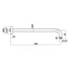 Loft 2.0 Brausearm 40 Cm -Hansgrohe Brause Geschaft hersteller megabad sortiment badarmaturen architekt 400 937598
