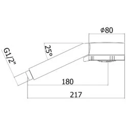 House Handbrause Mit 3 Strahlarten