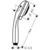Pressalit Handbrause Mit 3 Strahlarten 2 Pressalit Handbrause Mit 3 Strahlarten -Hansgrohe Brause Geschaft hersteller pressalit care carecompletion duschzubehoer handbrause 5553775